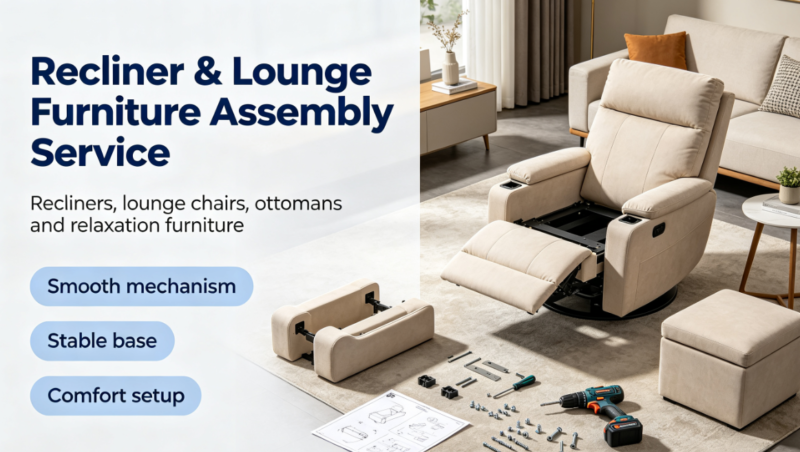 Recliner & Lounge Furniture Assembly Service