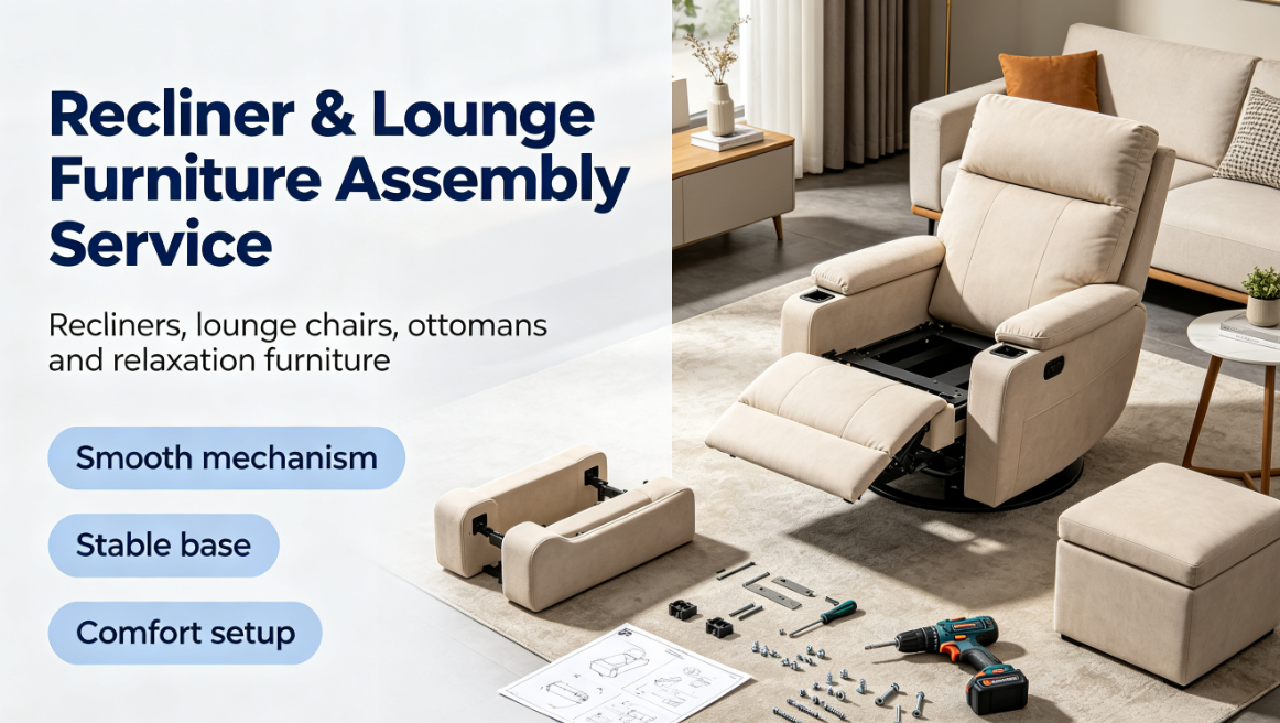 Recliner & Lounge Furniture Assembly Service