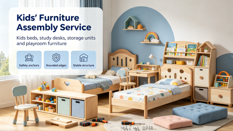 Kids' Furniture Assembly Service