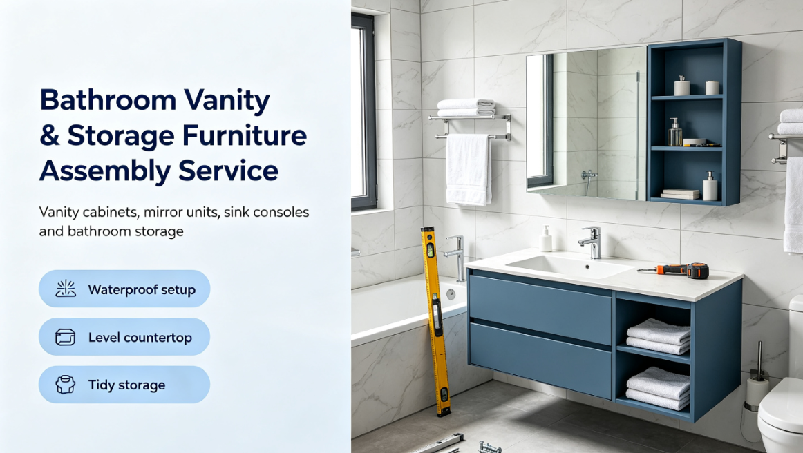 Bathroom Vanity & Storage Furniture Assembly Service