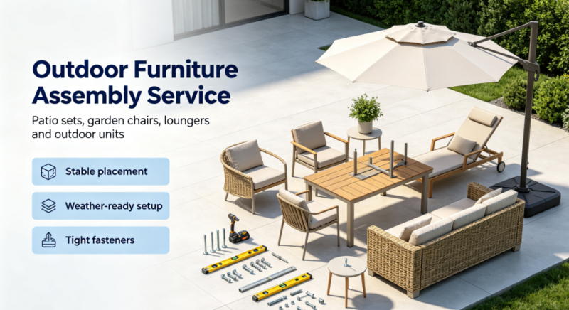 Outdoor Furniture Assembly Service