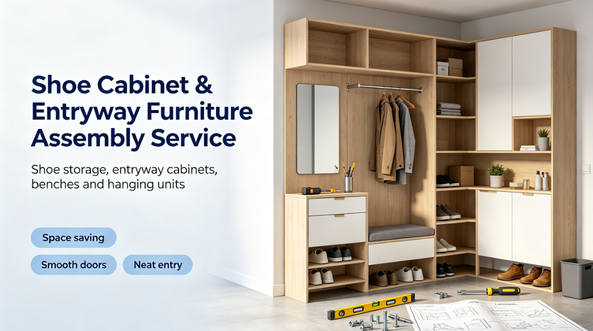 Shoe Cabinet & Entryway Furniture Assembly Service