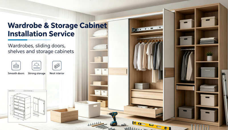Wardrobe & Storage Cabinet Installation Service