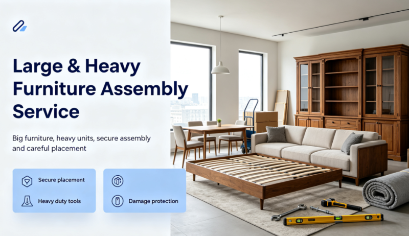 Large & Heavy Furniture Assembly Service