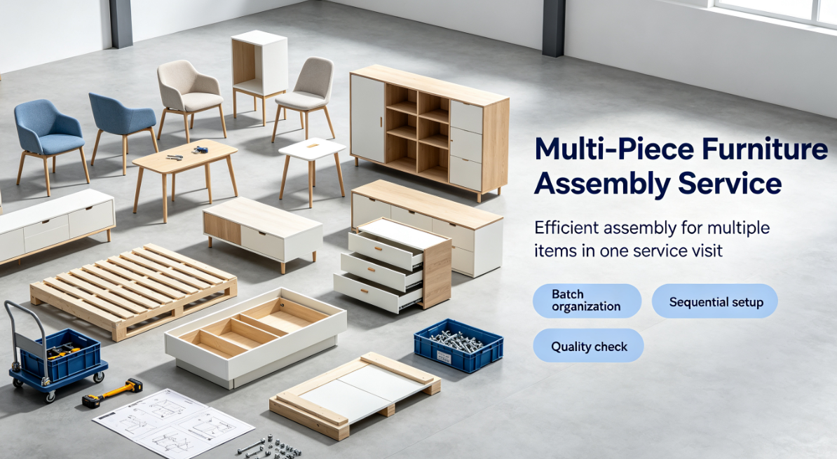 Multi-Piece Furniture Assembly Service